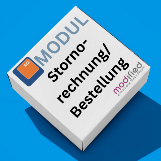 Stornorechnung/Bestellung für modified eCommerce
