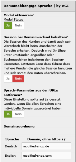 Für jede Sprache eine Domain