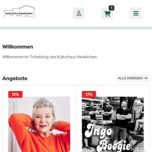 Tiketshop Kulturhaus Neukichen