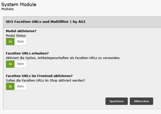 SEO Facetten URLs und Multi-Filter