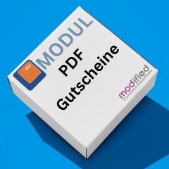 PDF Gutscheine für modified-Shops