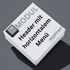 AGI-Header mit horizontalem Menü für standard responsive-Template